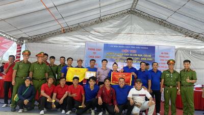 XÃ THẠNH XUÂN THAM GIA HỘI THI NGHIỆP VỤ CHỮA CHÁY VÀ CỨU NẠN, CỨU HỘ TỔ LIÊN GIA AN TOÀN PCCC TỈNH HẬU GIANG NĂM 2024