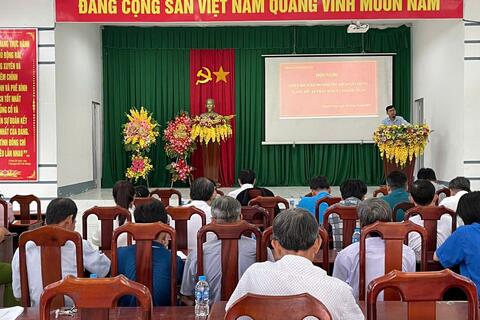 THÍ ĐIỂM XÂY DỰNG "LÀNG SỐ" ẤP TRẦU HÔI, XÃ THẠNH XUÂN