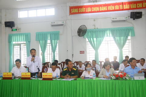 HỘI NGHỊ TIẾP XÚC CỬ TRI  HỘI ĐỒNG NHÂN DÂN 3 CẤP (TRƯỚC KỲ HỌP CUỐI NĂM 2024),  NHIỆM KỲ 2021 - 2026 ĐƠN VỊ HUYỆN CHÂU THÀNH A